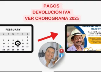 CRONOGRAMA PAGOS 2025 PENDIENTES DEVOLUCION IVA 2 CICLOS
