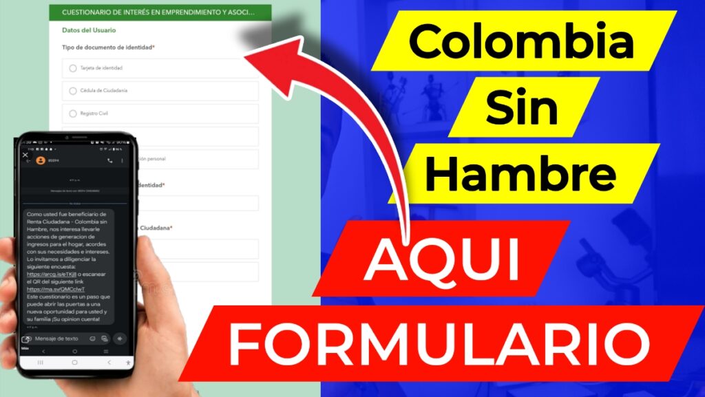 Formulario Colombia Sin Hambre 2025 Prosperidad Social