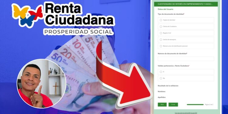 Renta Ciudadana Valoracion del Cuidado y Formulario Colombia Sin Hambre
