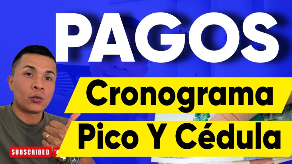 Cronograma Pico y Cedula Renta Joven Pagos Fabian Informa