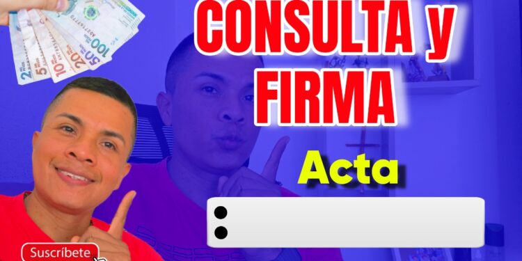 Firma Acta Renta Ciudadana 2025