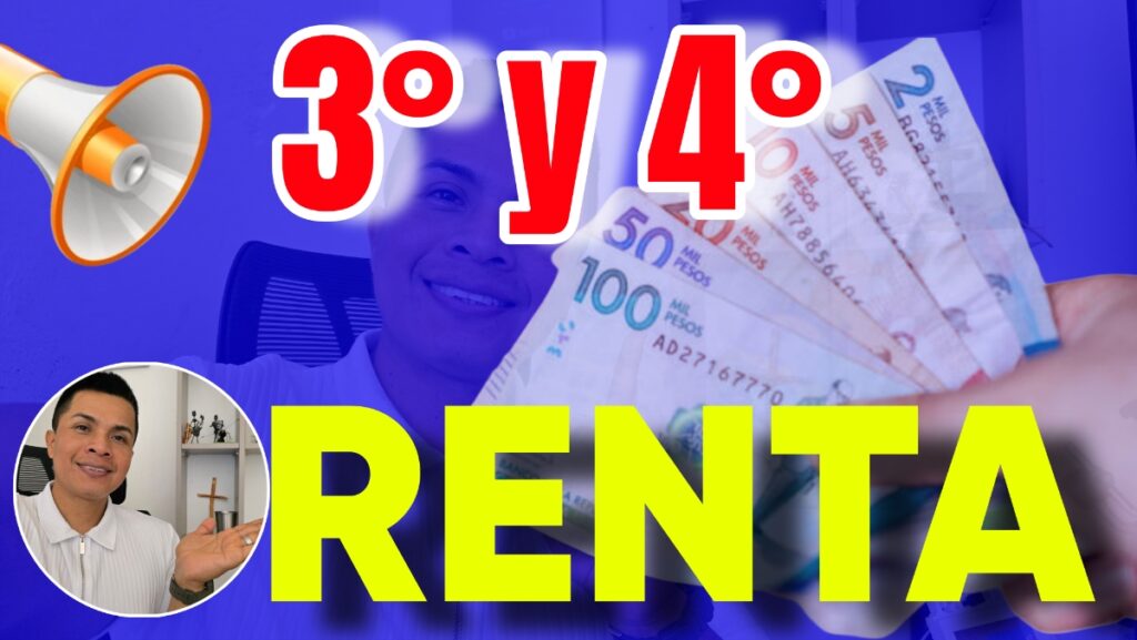 Pago 3 y 4 Renta Ciudadana 2025